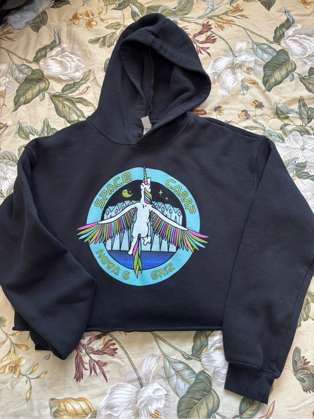 GRiZ Space Camp Nova 6 Cropped Hoodie - Small